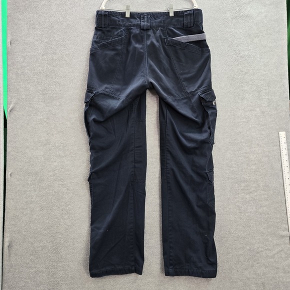 5.11 Tactical Series Women Pants 16 Blue Cargo Logo Polyester Cotton Utility - Picture 10 of 10
